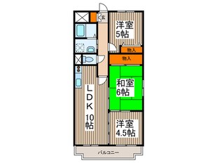 ブリ－ズ岩槻の物件間取画像